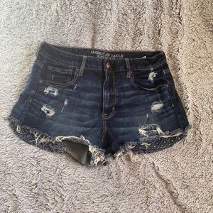 Jean cut off shorts